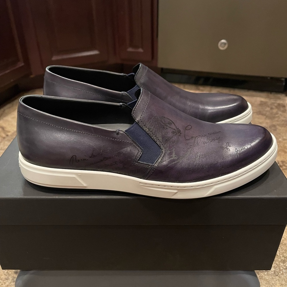 Berluti Playtime Scritto slip-on - Picture 3 of 10